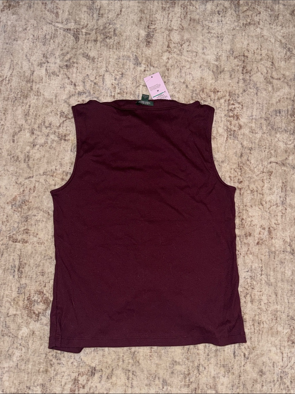 wild fable Burgundy Snap-Front Tank Top - Picture 3 of 3